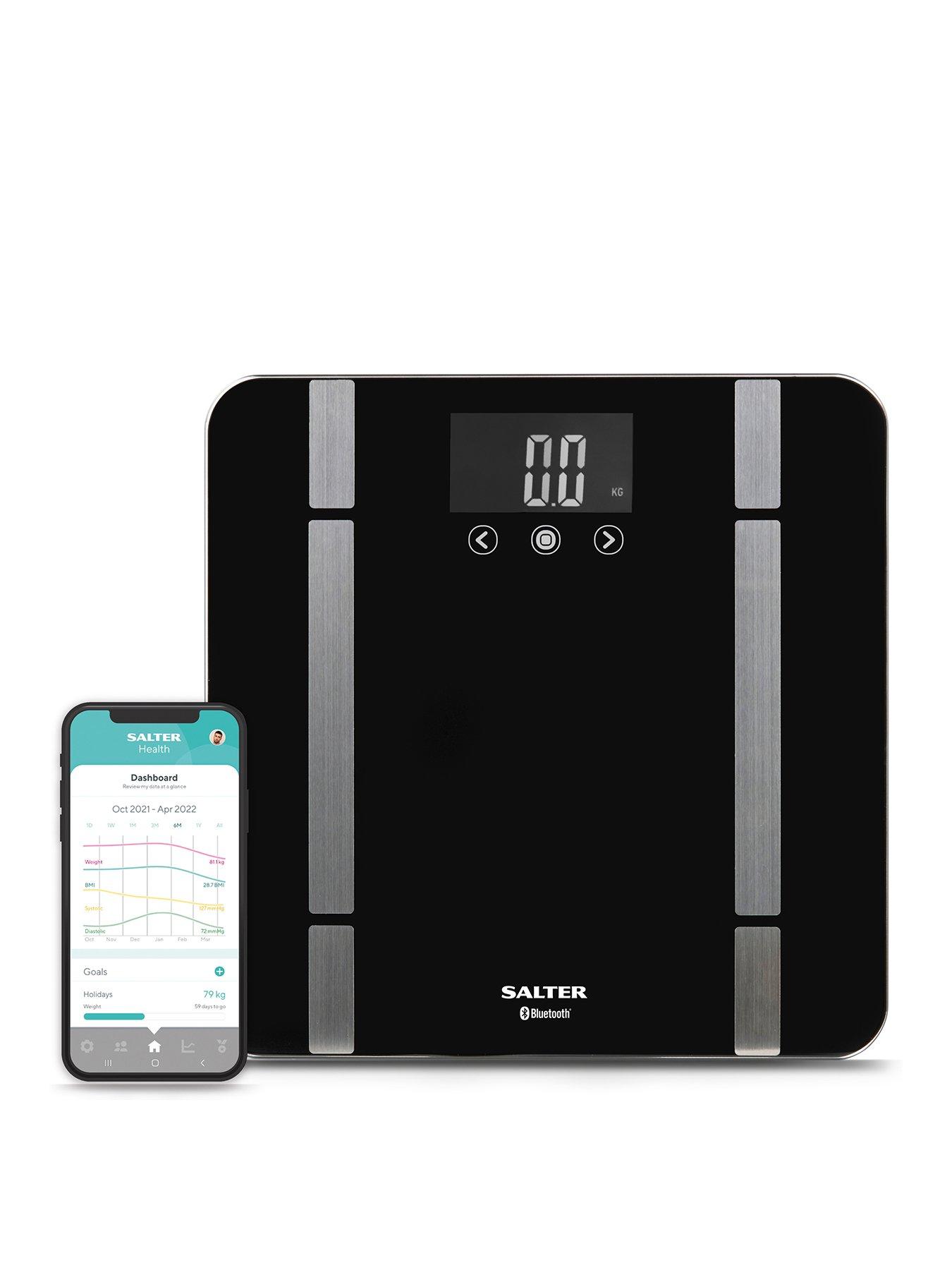 Product photograph of Salter Smart Scale Bluetooth Connection from very.co.uk