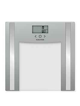 Product photograph of Salter Glass Analyser Bathroom Scale from very.co.uk