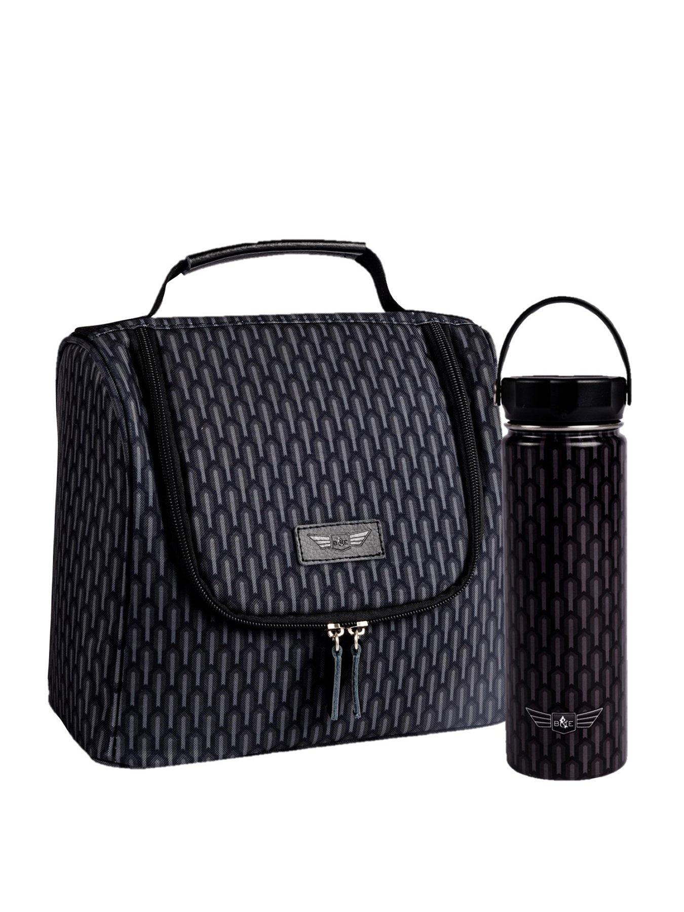 undefined 'Manhattan' Insulated Large Picnic Lunch Bag + Stainless Steel Insulated Drinks Bottle