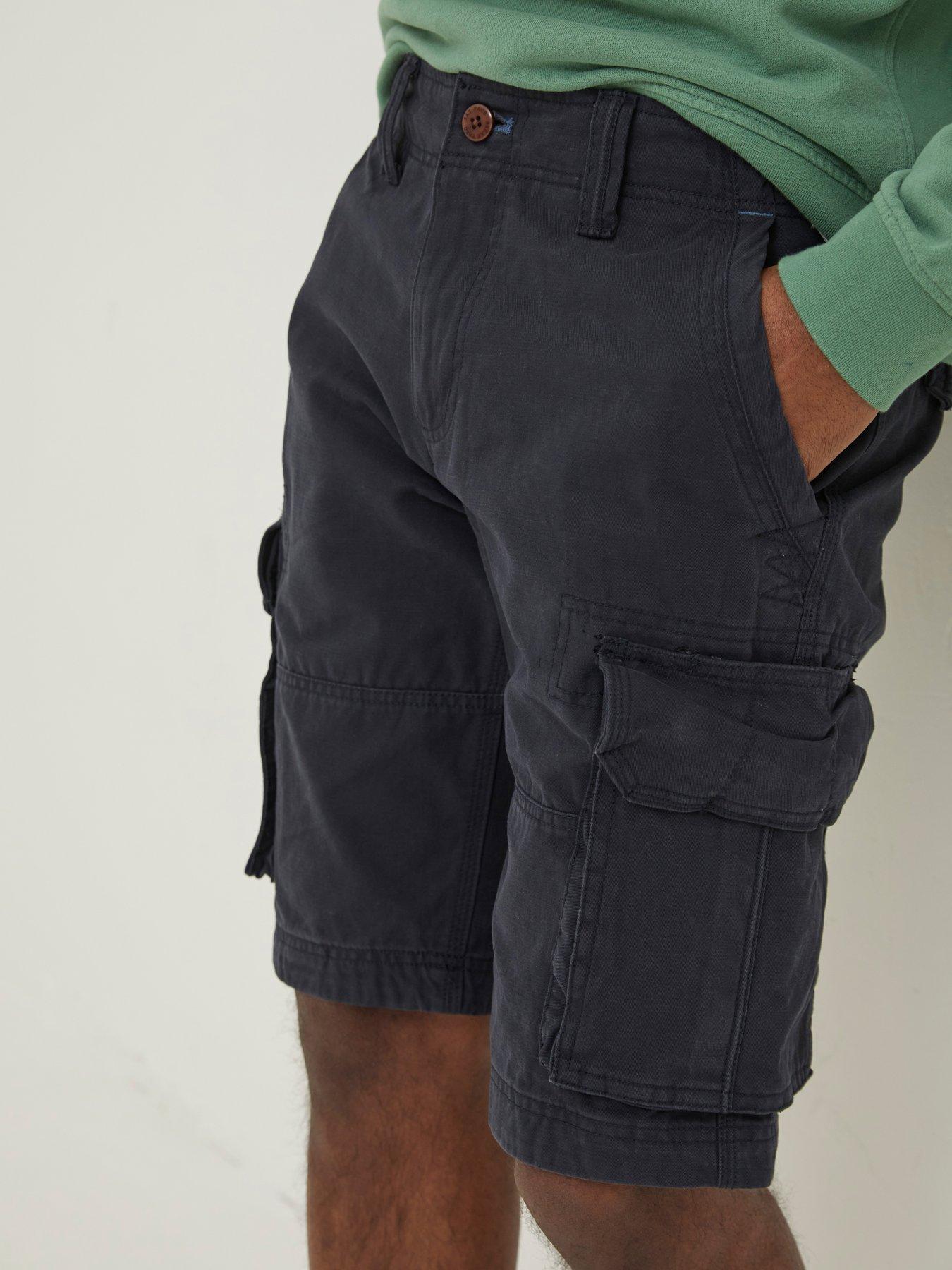 FatFace Breakyard Cargo Shorts Navy very.co.uk