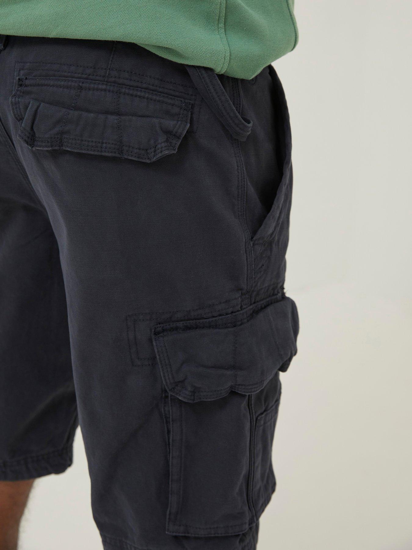 FatFace Breakyard Cargo Shorts Navy very.co.uk