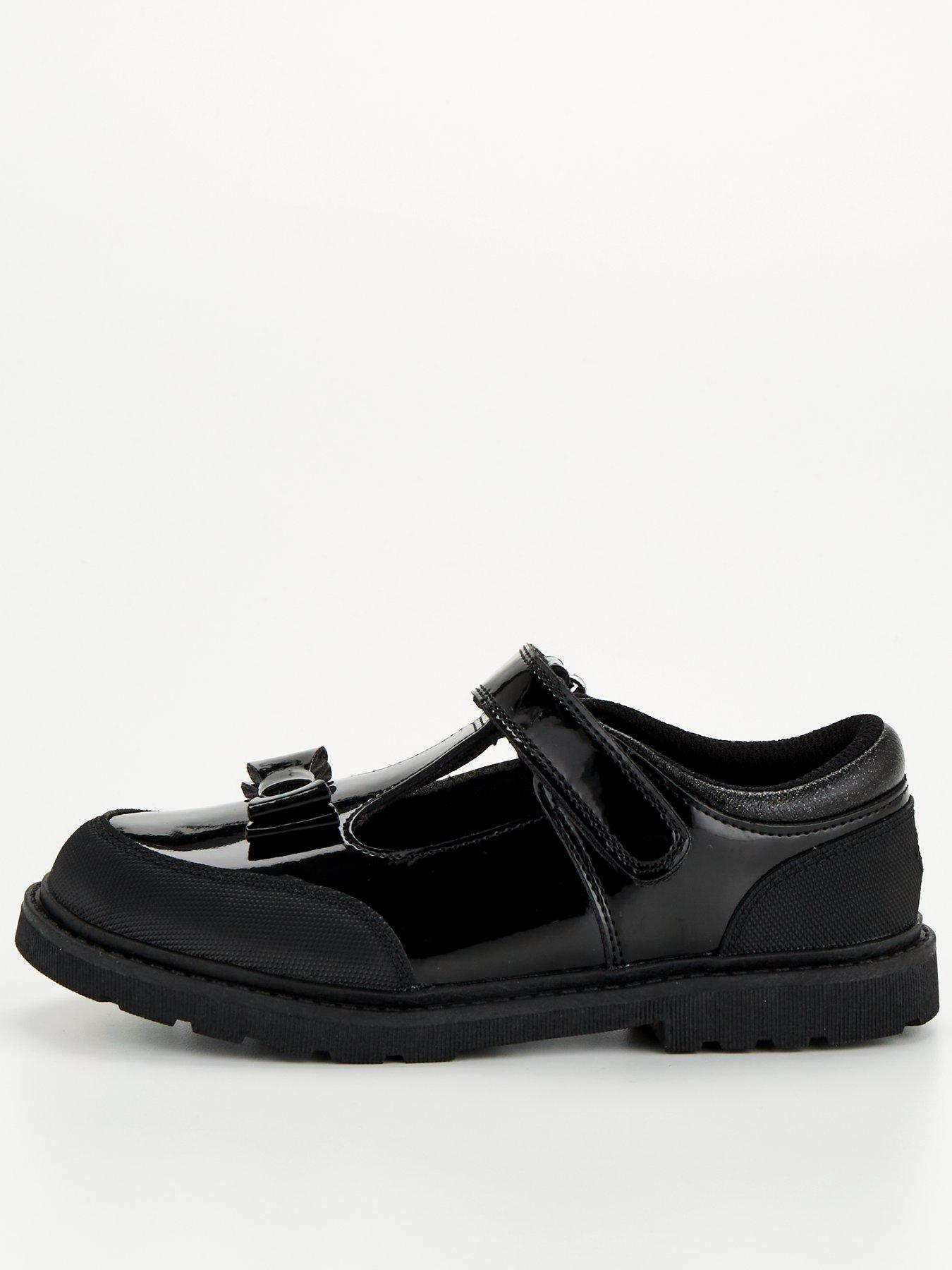 Girls black patent hot sale t bar shoes