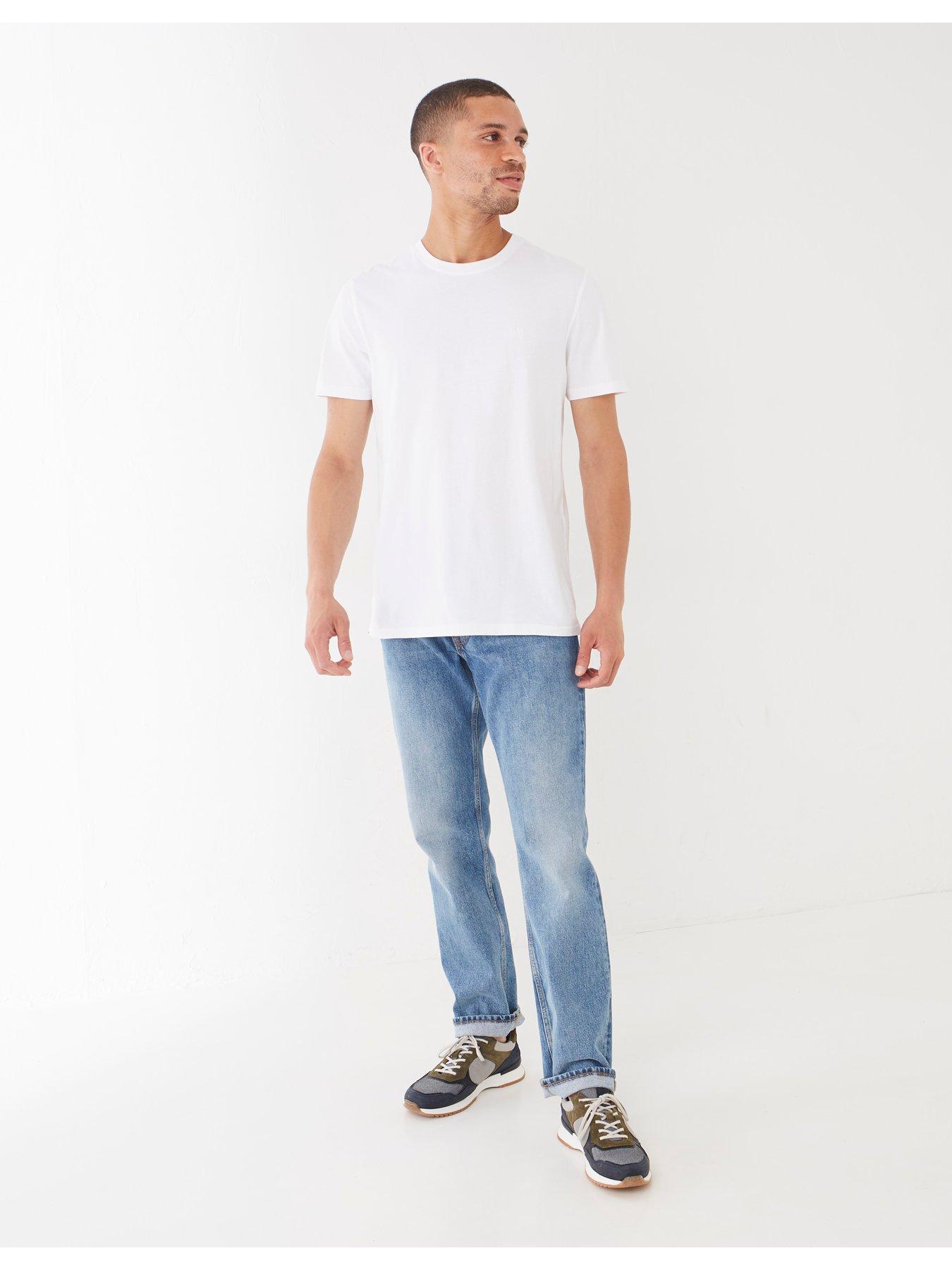 FatFace Fat Face Lulworth Stripe T-shirt - White | Very.co.uk