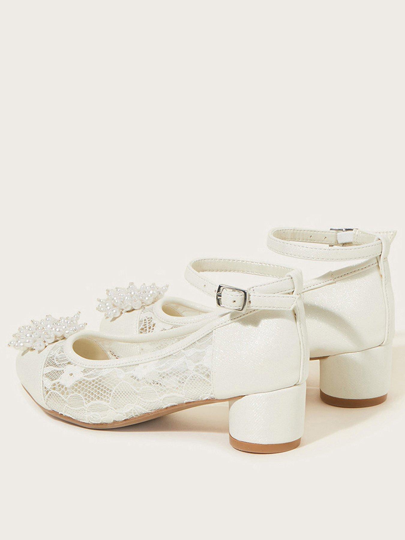 Girls ivory hot sale heels