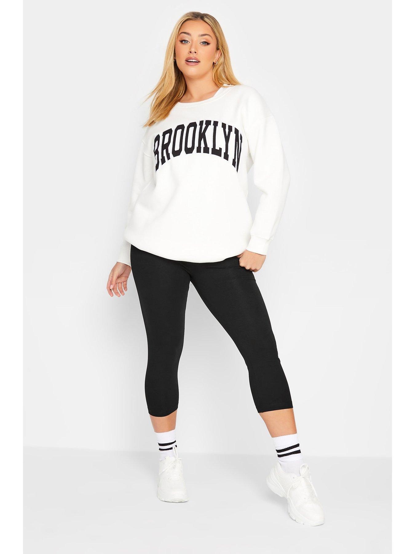 Image 2 of 3 of Yours Crop Legging 2Pk - Black