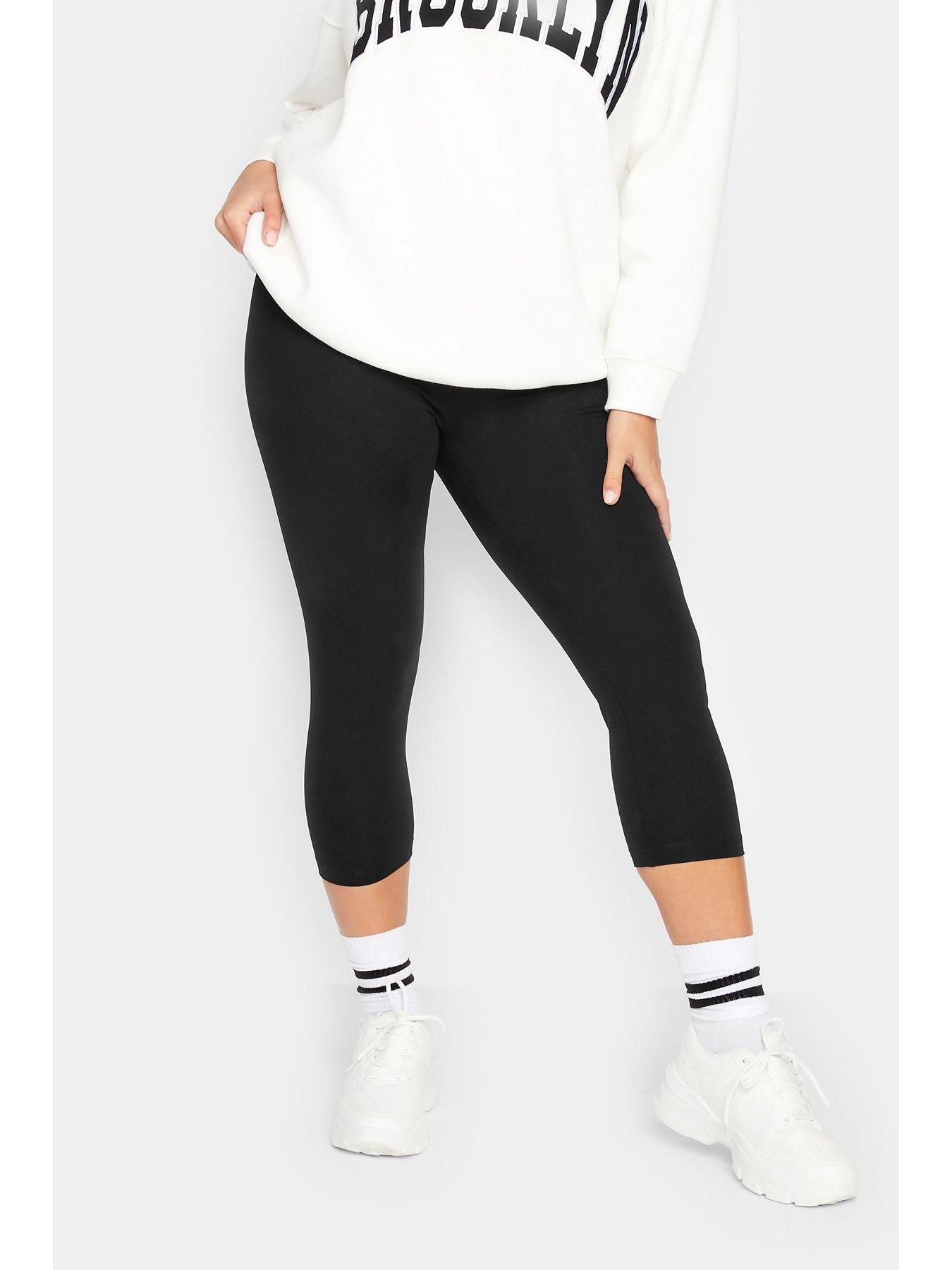 Image 3 of 3 of Yours Crop Legging 2Pk - Black