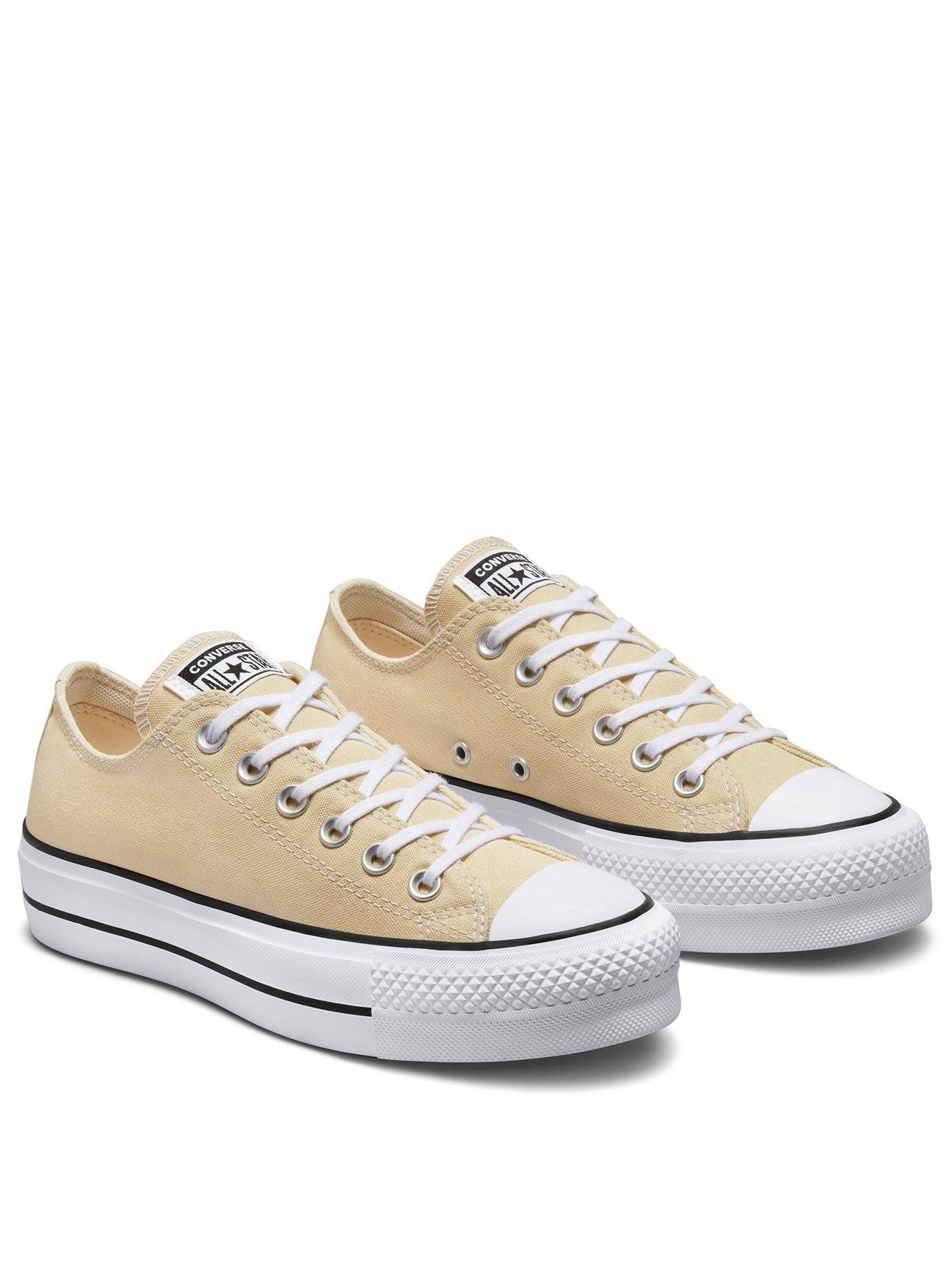 Converse low cheap mujer beige