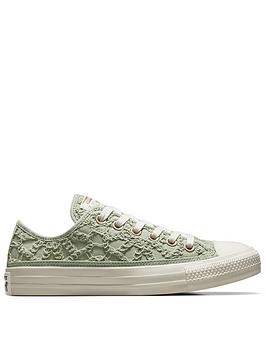 converse women's chuck taylor all star low trainers - green