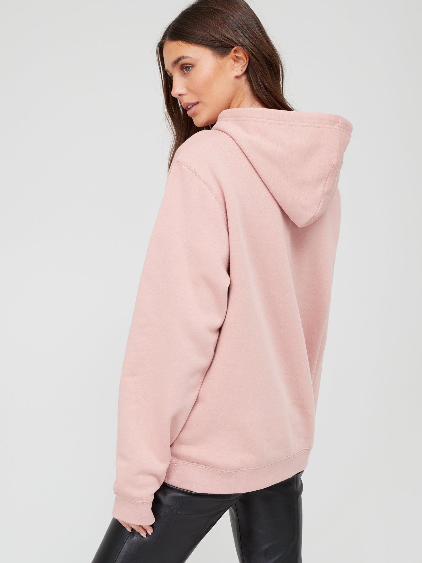 Womens pink converse clearance hoodie