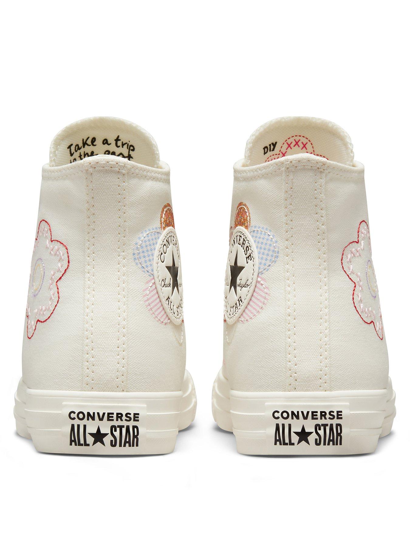 Very on sale white converse