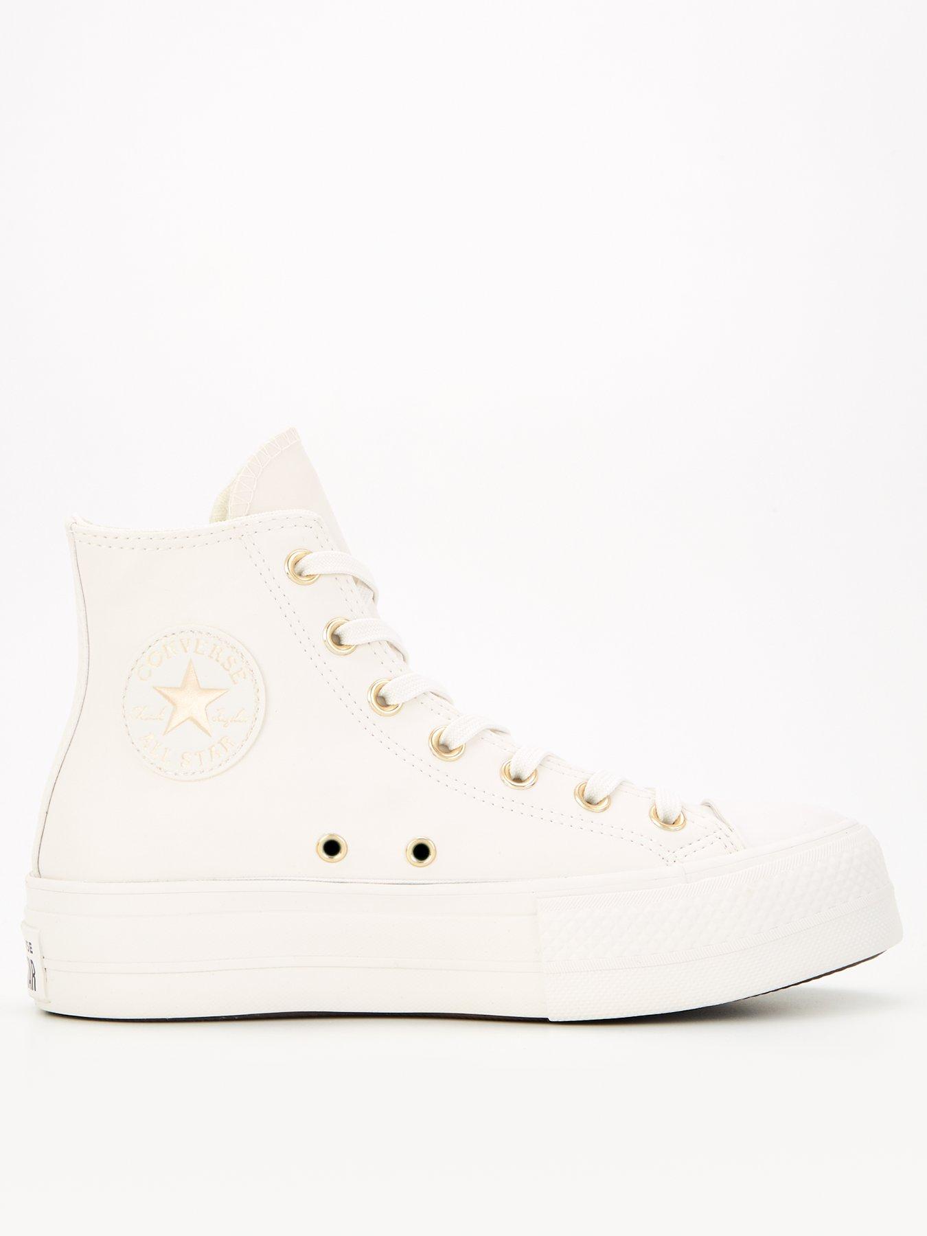 Converse yellow all star hotsell clean lift platform trainers