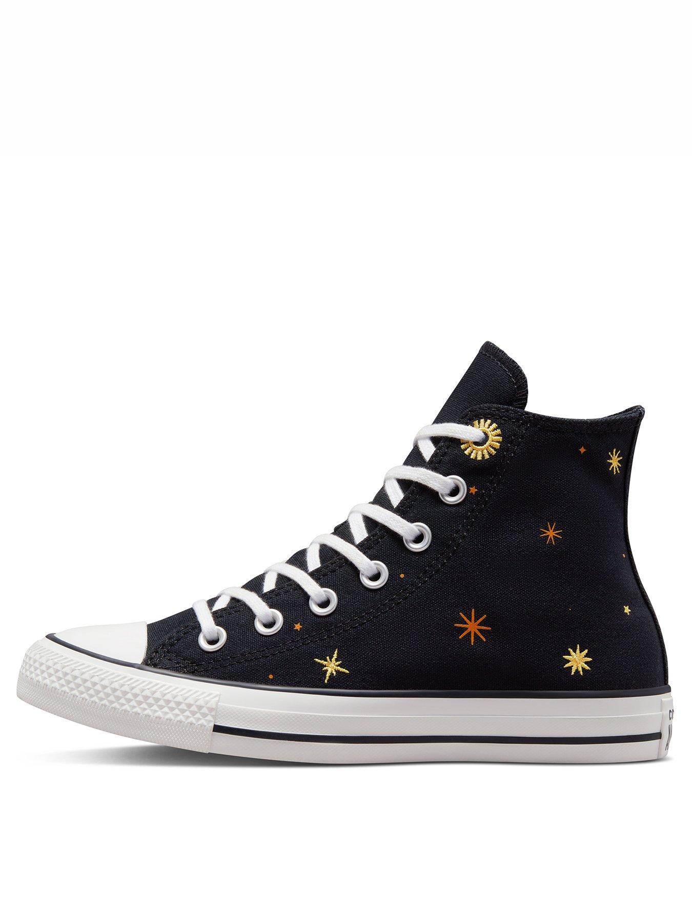 Very hot sale black converse