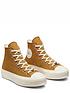  image of converse-womens-chuck-taylor-all-star-lift-hi-top-trainers-tan