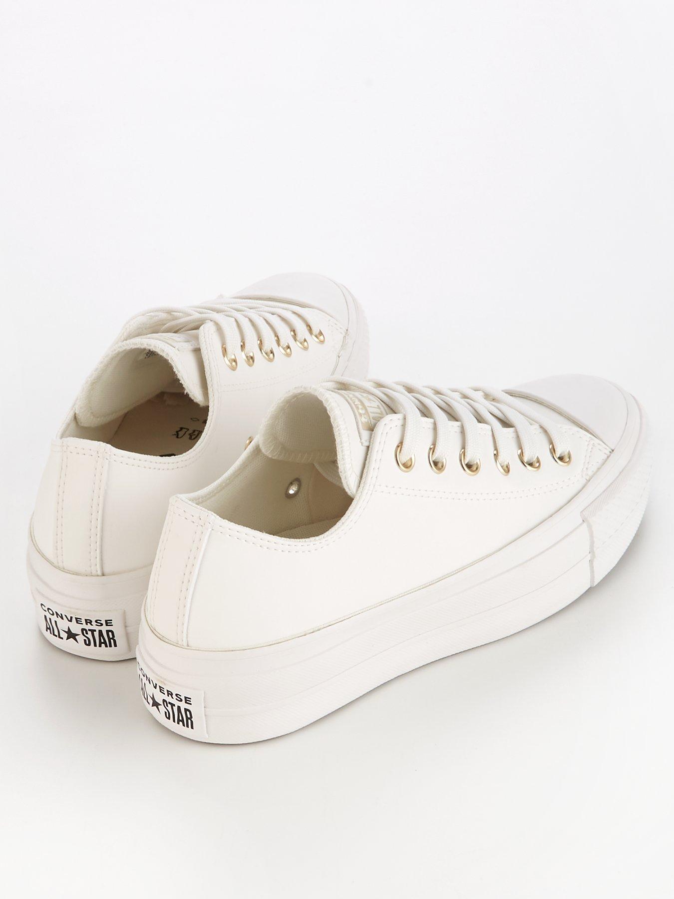 White all star oxford mono outlet trainers