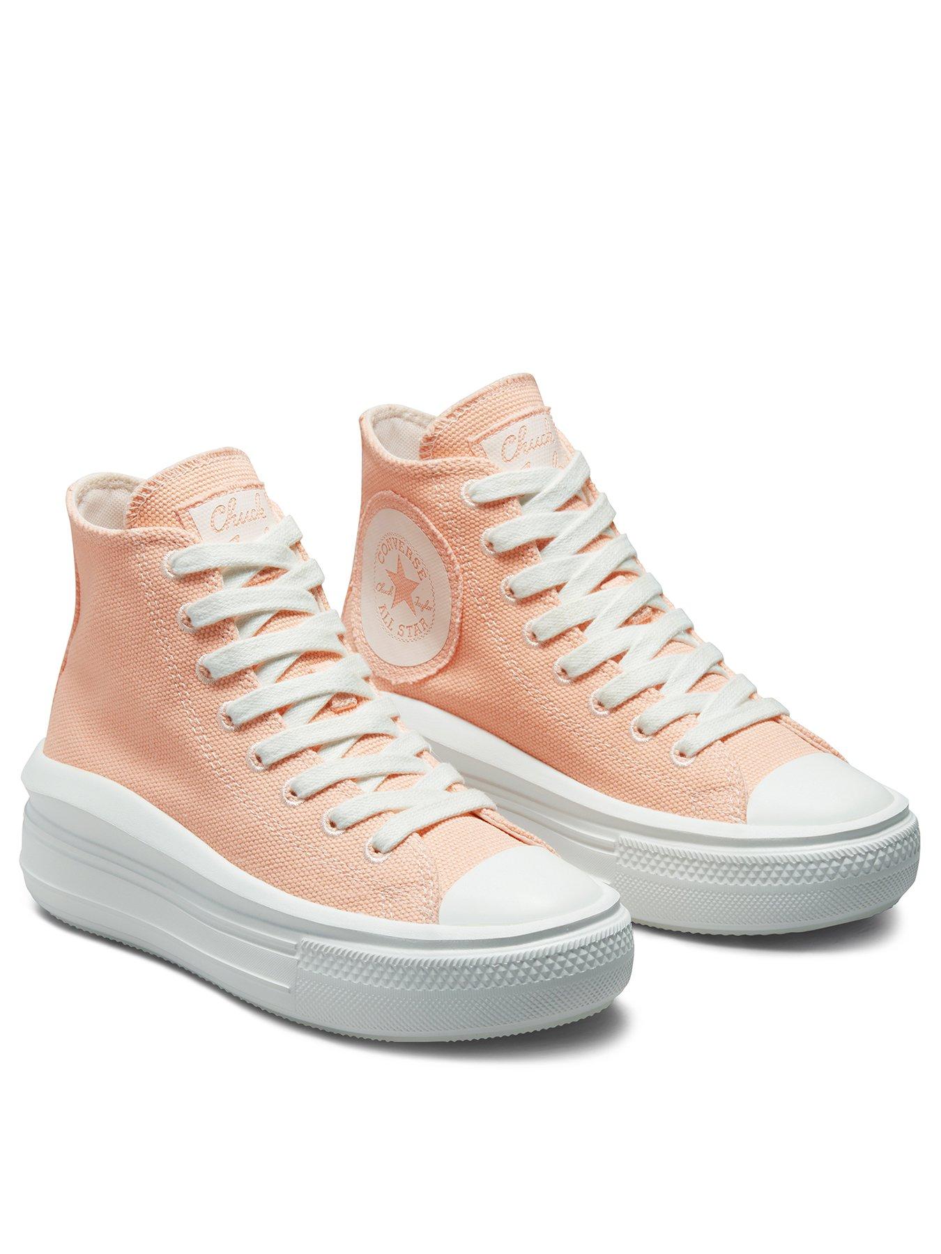 Orange chuck hotsell taylors women's