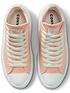  image of converse-womens-chuck-taylor-all-star-move-hi-top-trainers-light-orange
