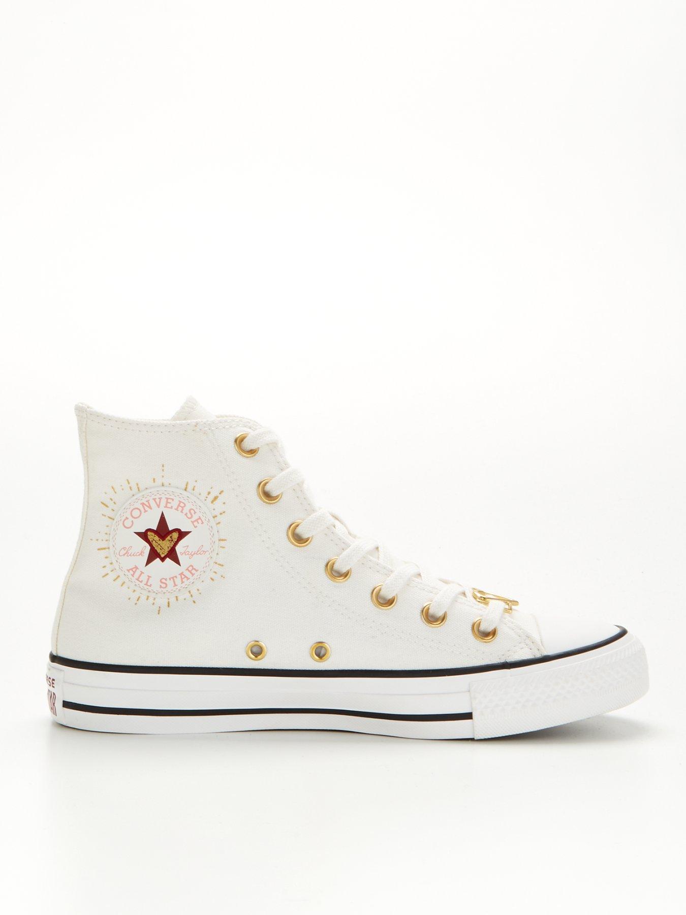 White converse hot sale ballet pumps