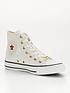  image of converse-womens-chuck-taylor-all-star-hi-top-trainers-off-white