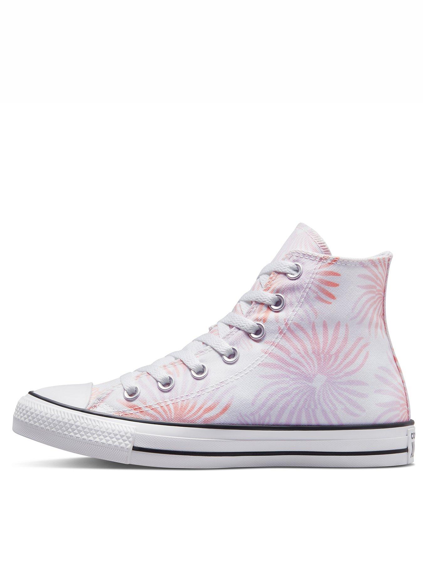 grey floral converse