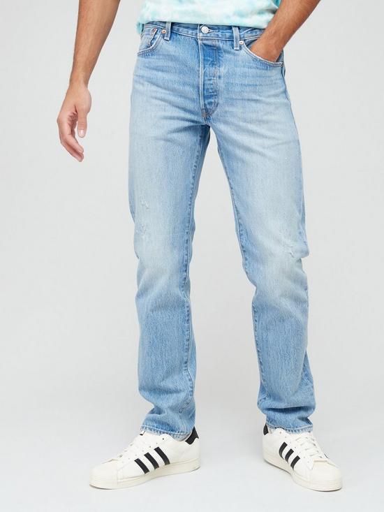 Levi's 501® '54 Original Straight Fit Jeans - Light Wash | very.co.uk