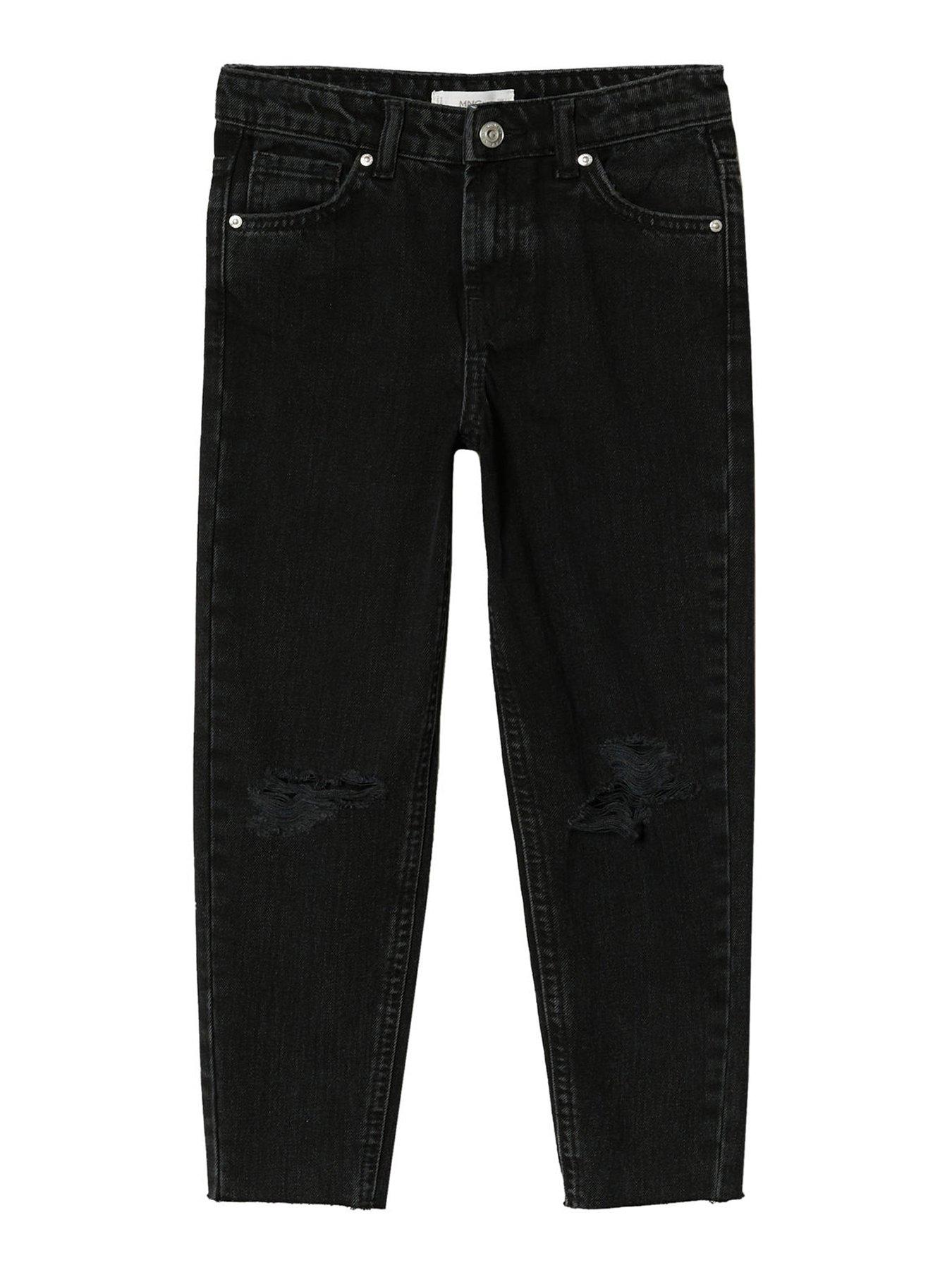 Mom jeans dark sales grey