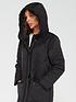  image of v-by-very-lightweight-diamond-quilted-longline-coat-black