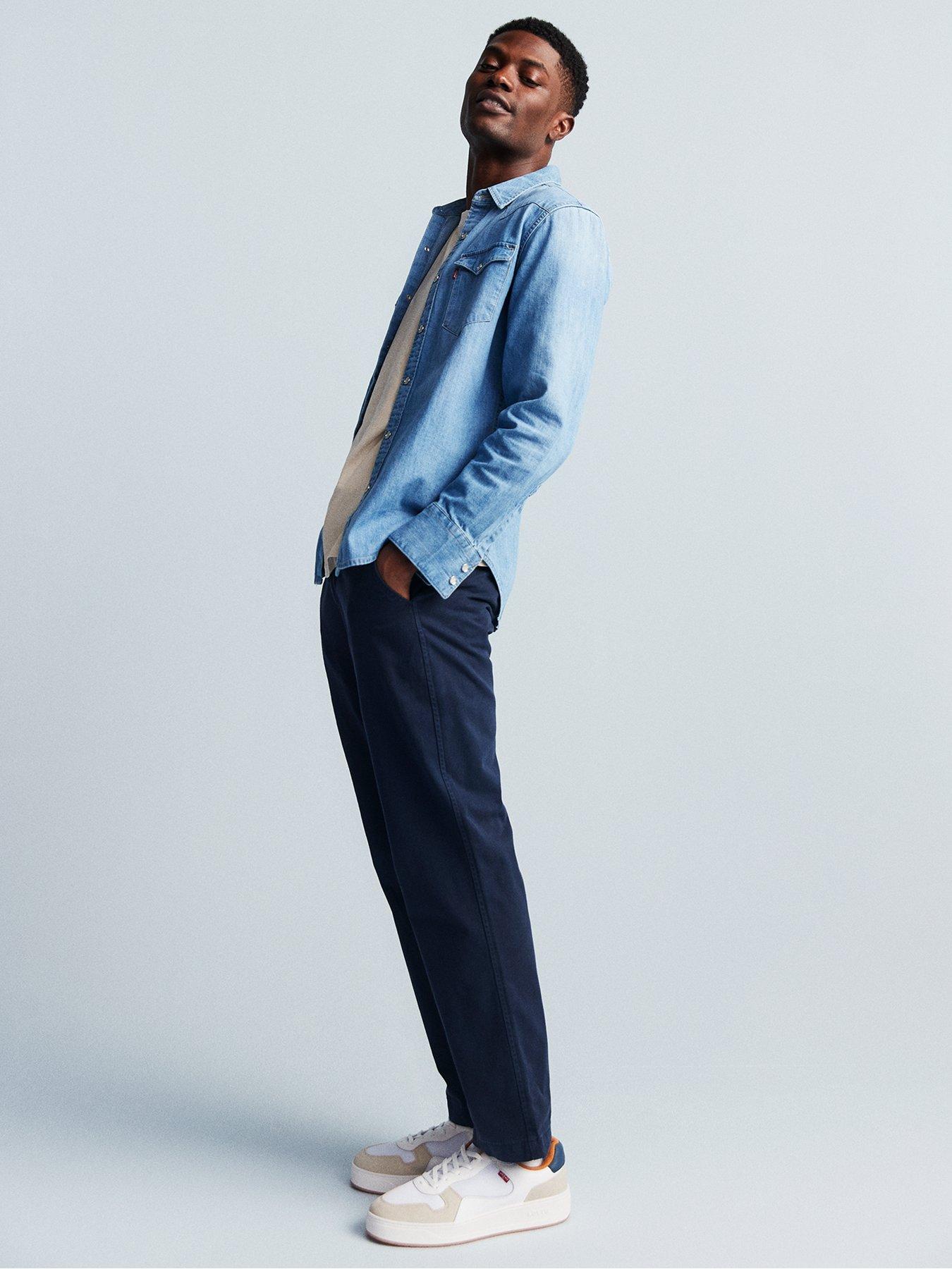 Levis shirt check shop western slim fit