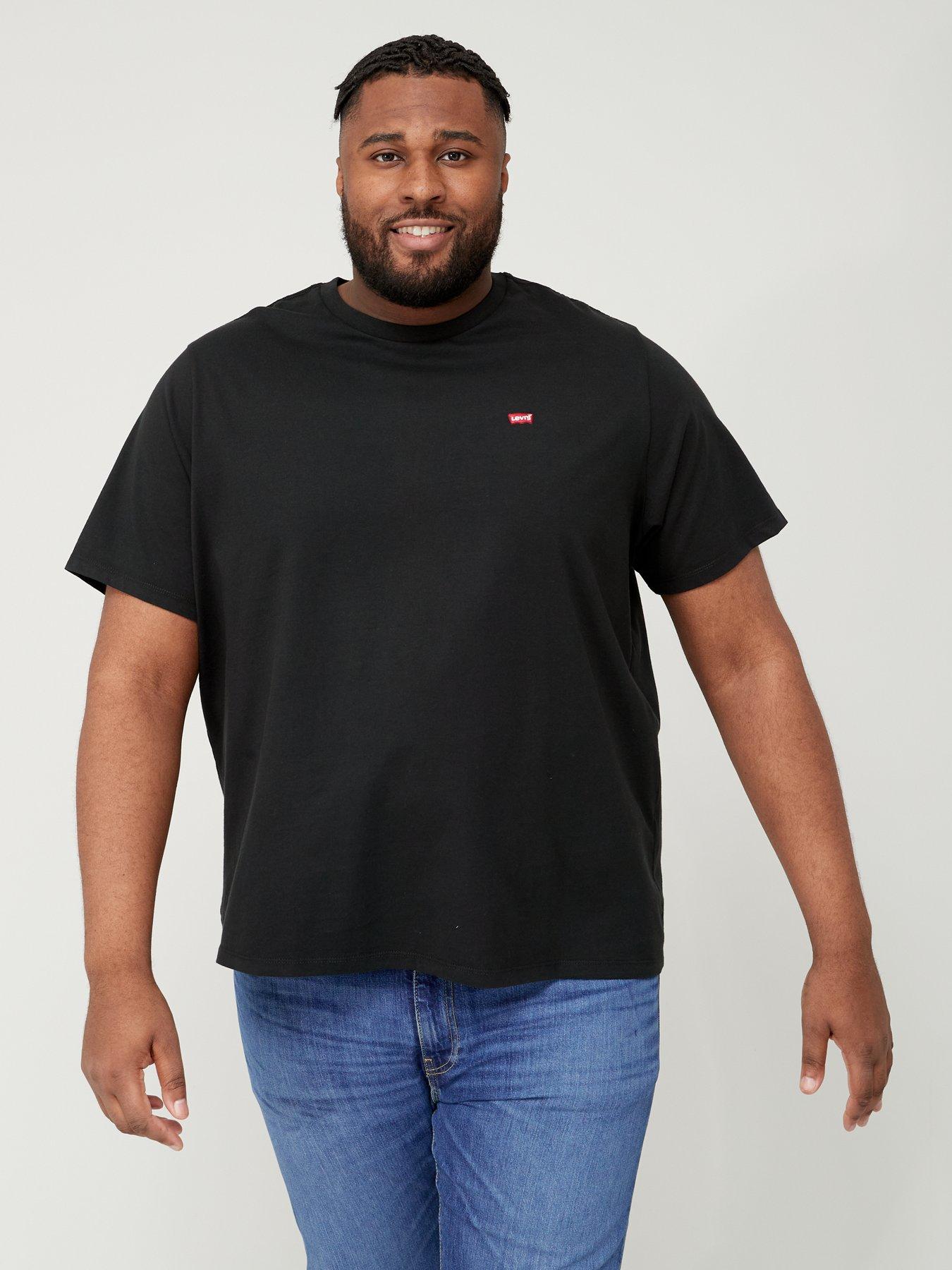 Levi's Big & Tall Small Logo T-shirt - Black 