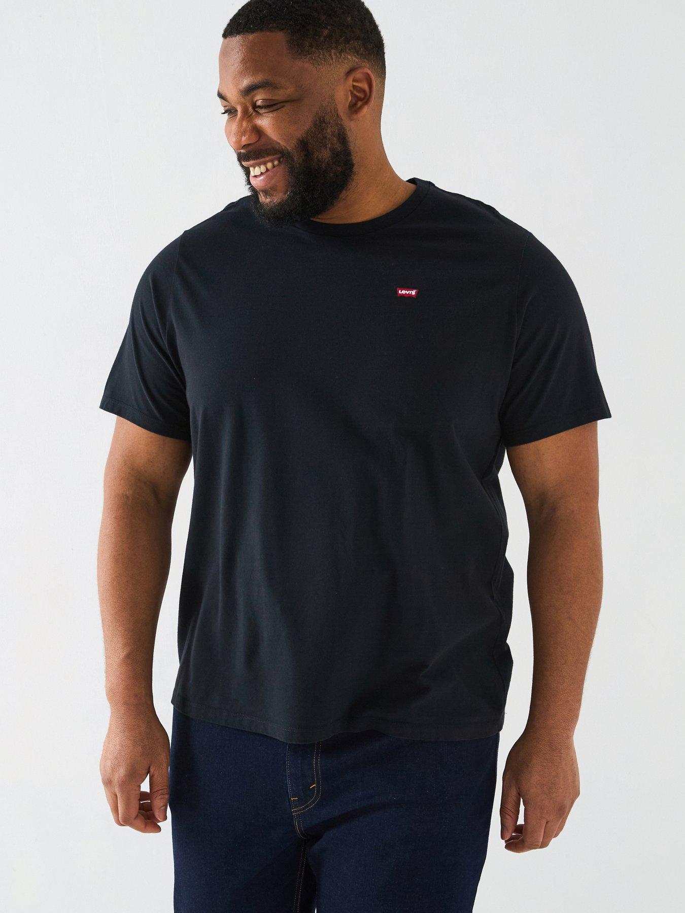 undefined Big  &  Tall Small Logo T-shirt - Black