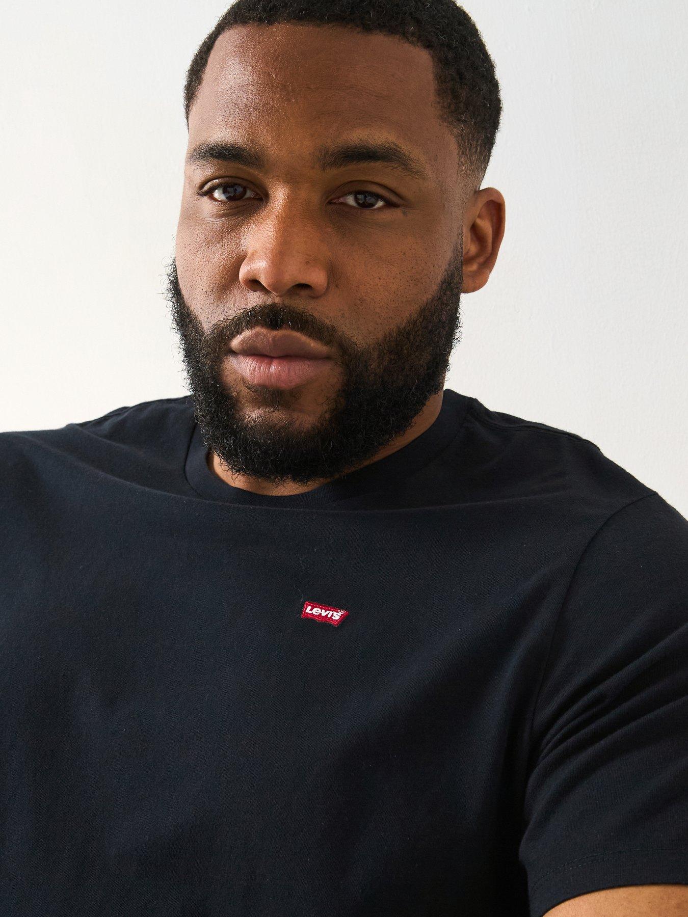 Image 4 of 4 of Levi's Big &amp; Tall Small Logo T-shirt - Black