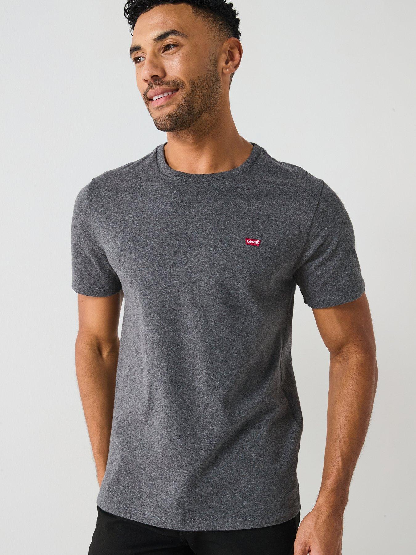 Image 1 of 5 of Levi's Original House Mark Logo T-Shirt - Grey