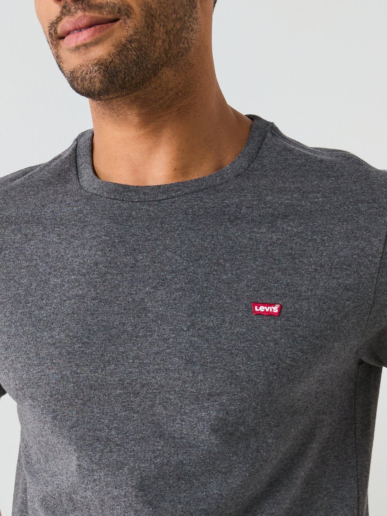 Image 4 of 5 of Levi's Original House Mark Logo T-Shirt - Grey