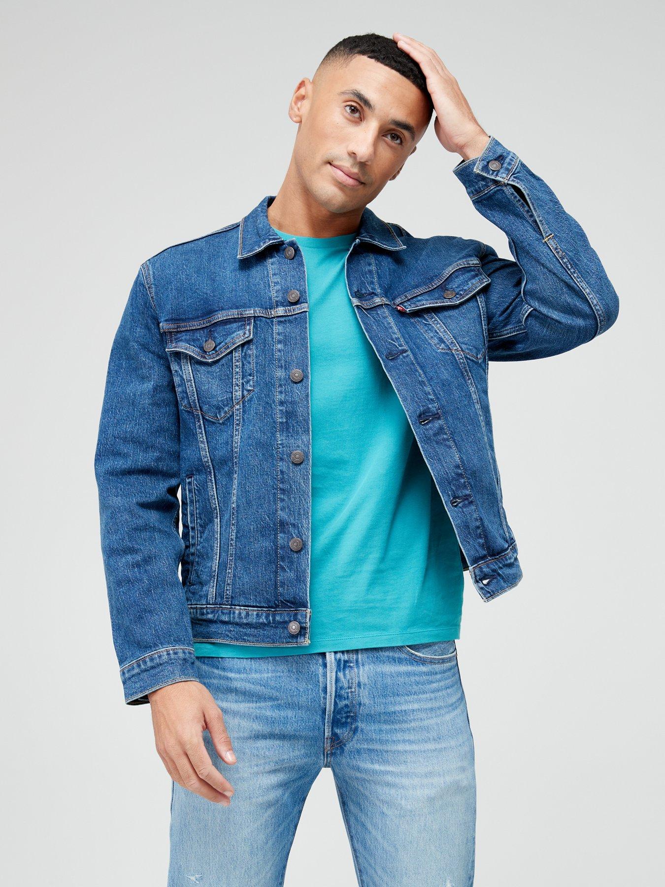 Levi's medium hot sale wash denim jacket