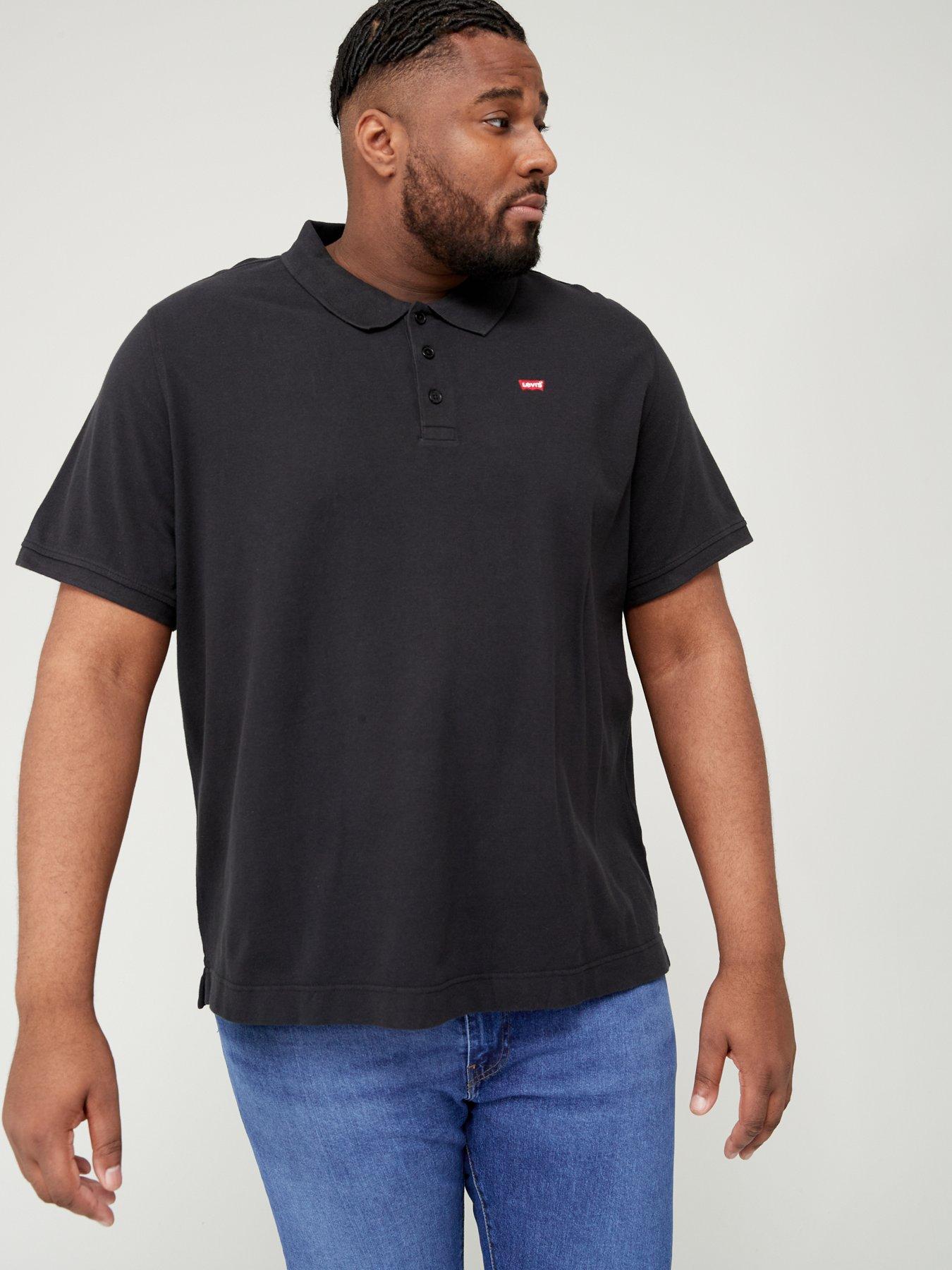 Levi's Big  &  Tall Small Logo Polo Shirt - Black