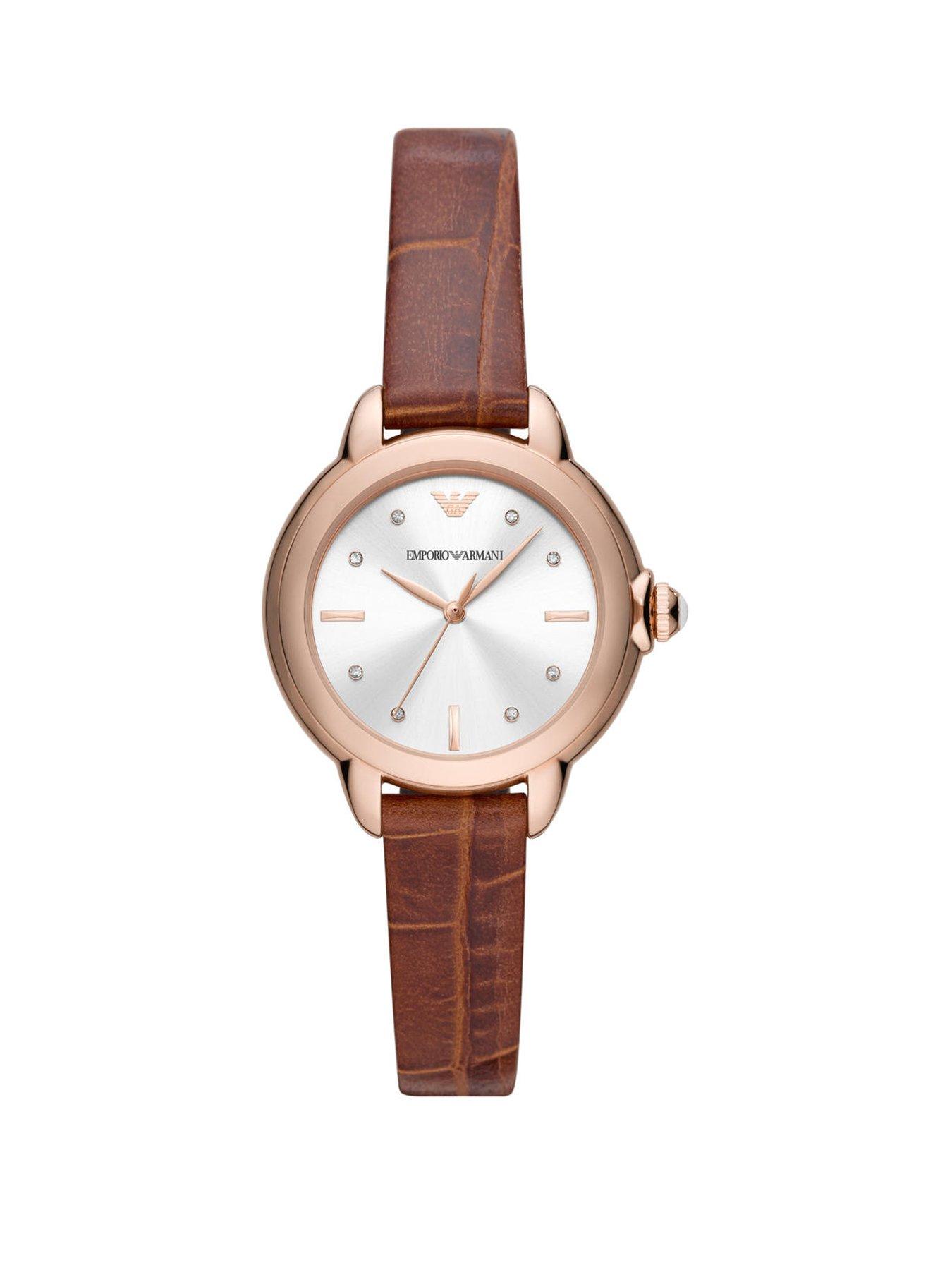 Emporio Armani Womens Mia Watch Leather very