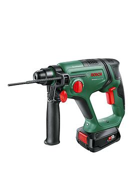 Product photograph of Bosch Universalhammer 18v Cordless Sds Combi Drill With 1x 2 5ah Battery Amp Al18v-20 Charger from very.co.uk