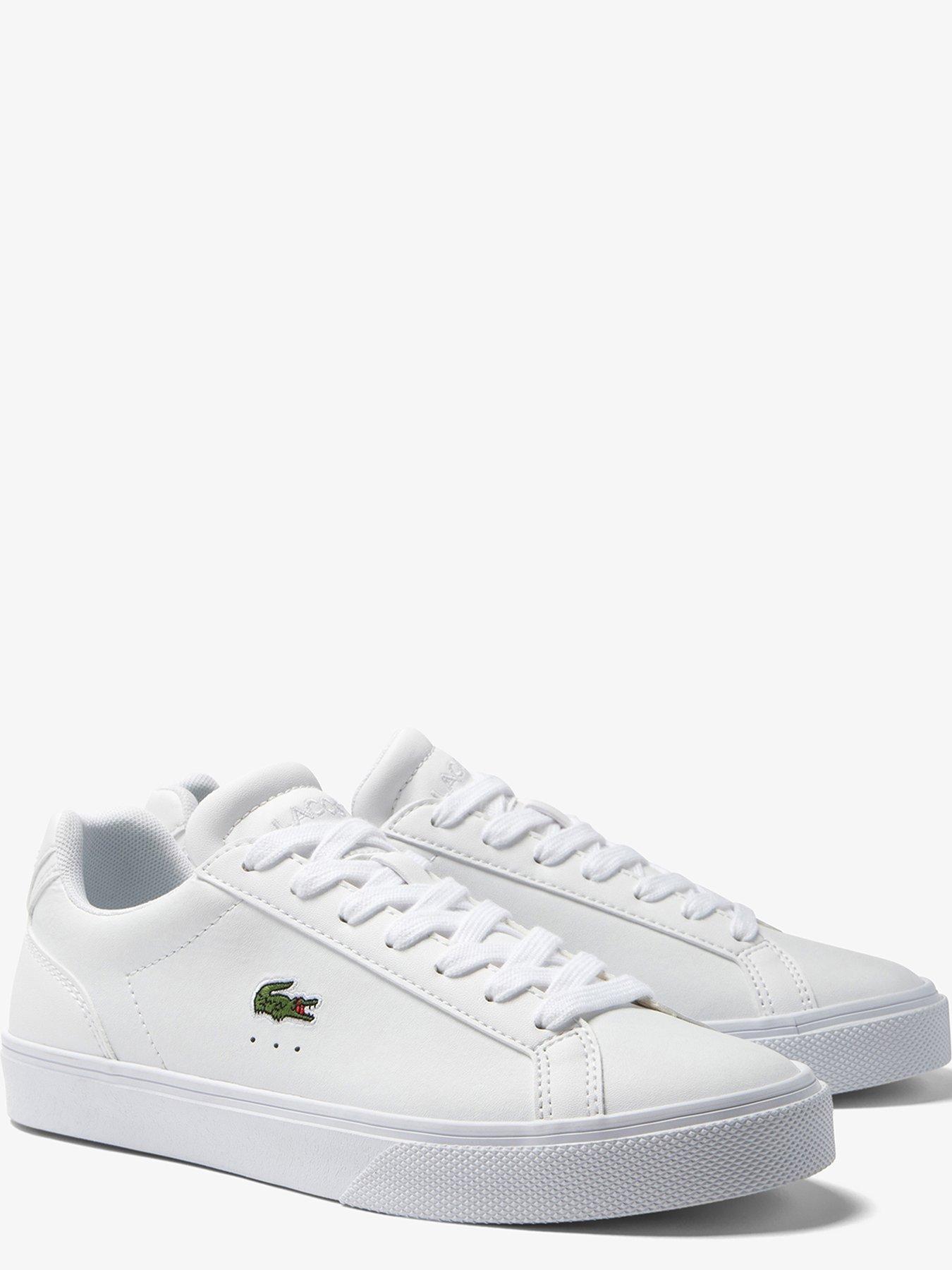 Lacoste all deals white sneakers