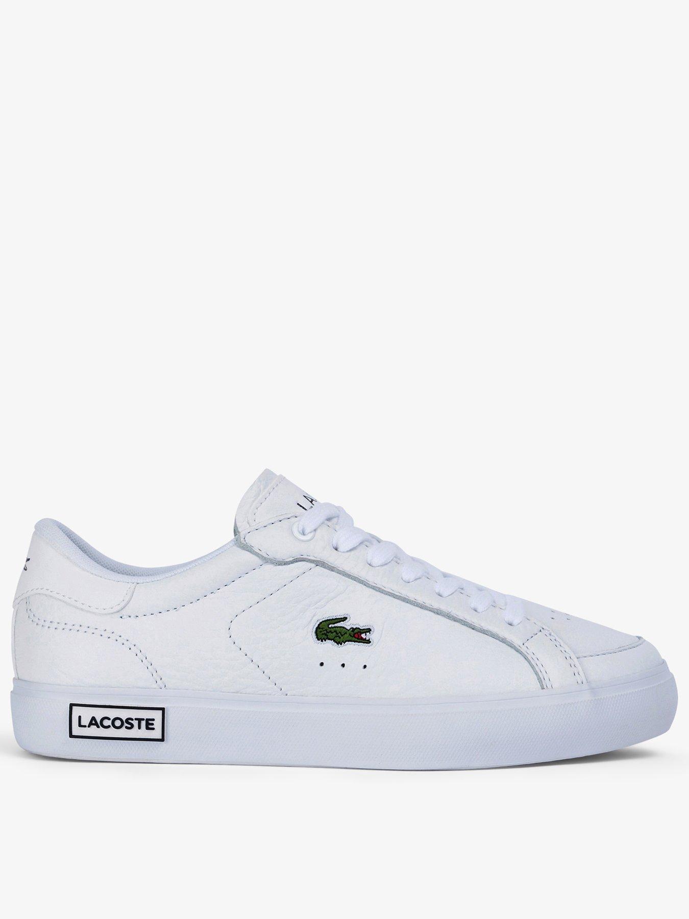 Lacoste white deals lerond trainers