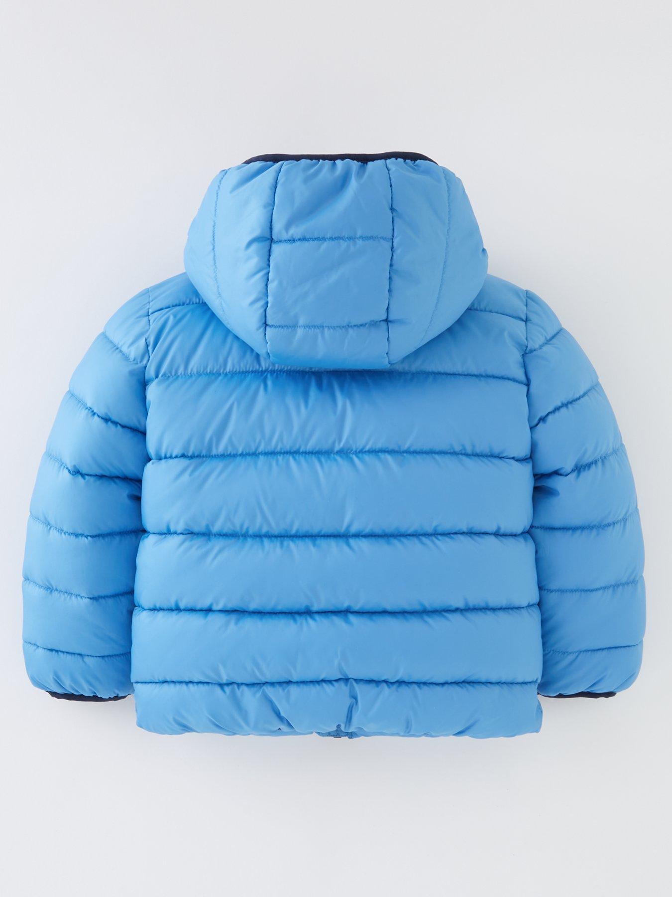 Light blue outlet padded jacket