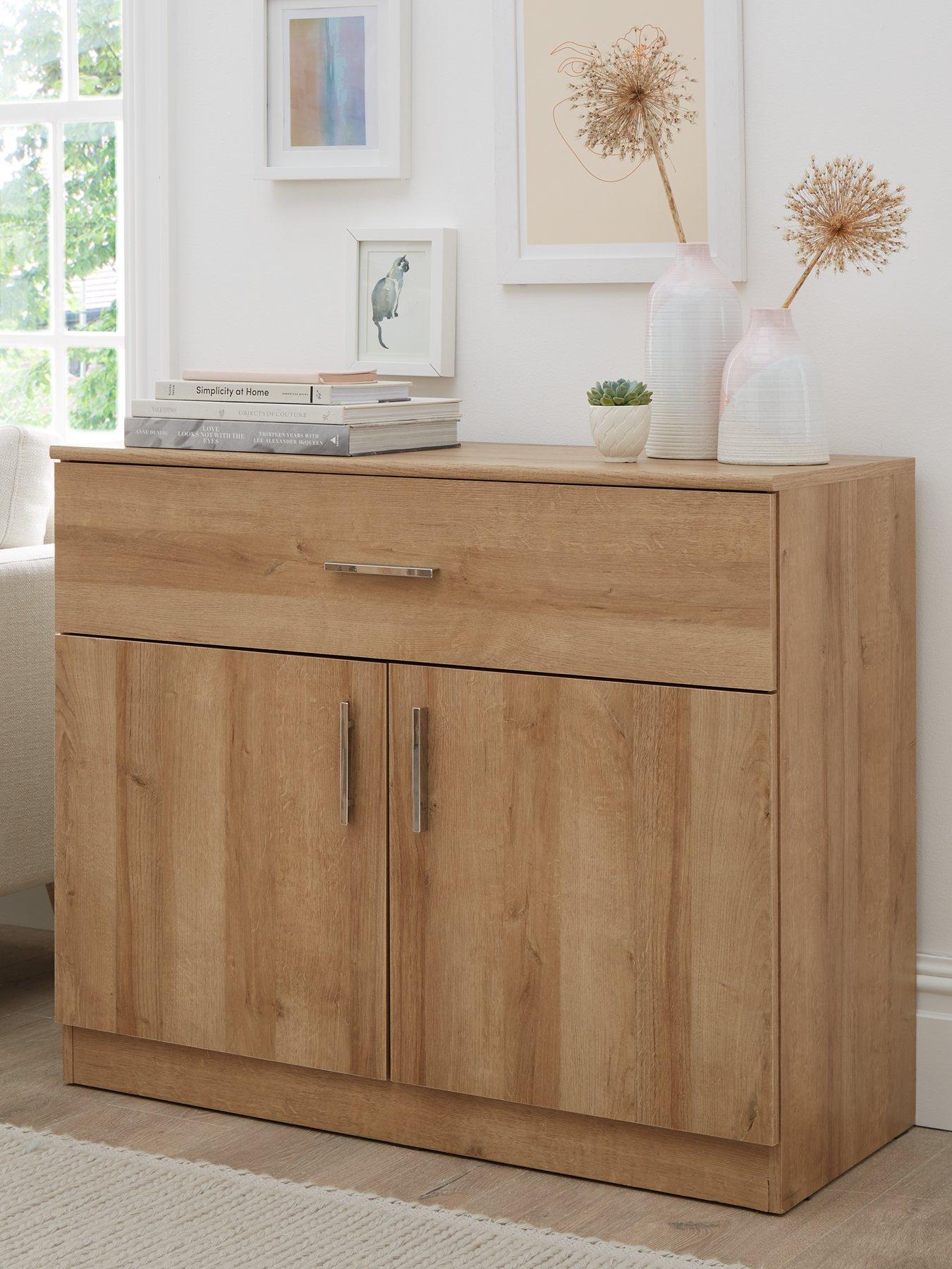 Very Home Panama 2 Door, 1 Drawer Small Sideboard - FSC® Certified