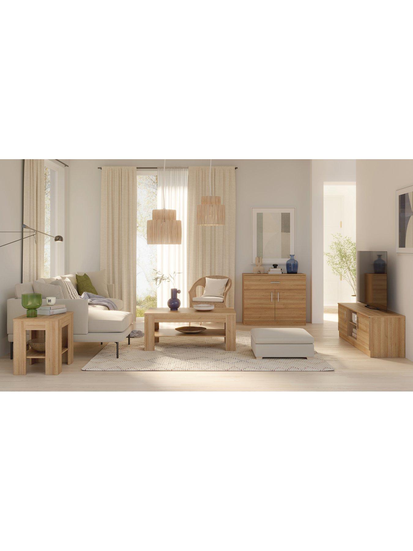 Image 6 of 7 of The Very Collection Panama 2 Door, 3 Drawer Sideboard - Dark Oak&nbsp;- FSC&reg; Certified