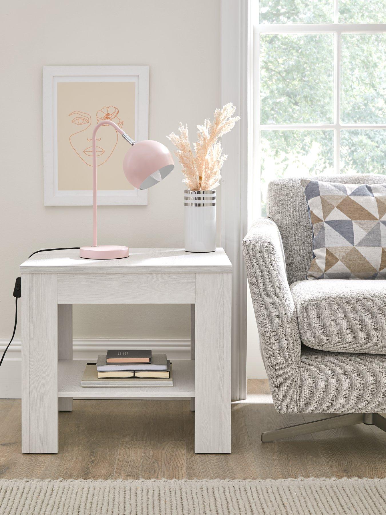 Image of Everyday Panama Side Table - White Oak - FSC® Certified