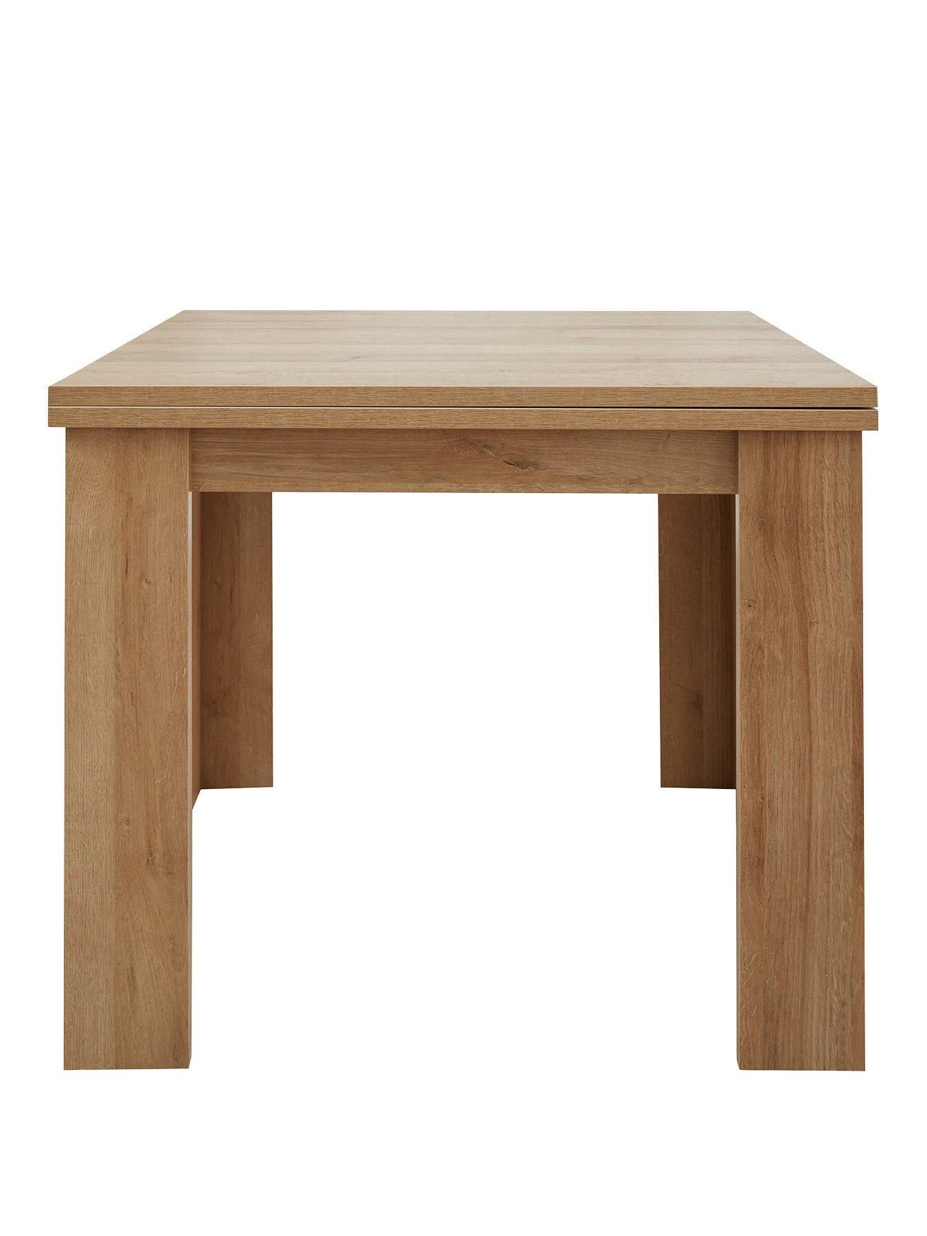 Image 2 of 7 of Everyday Panama 80-160 cm&nbsp;Extending Dining Table - Dark Oak&nbsp;- FSC&reg; Certified