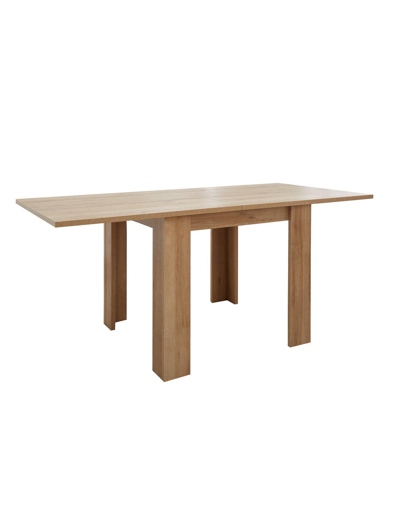 Image 4 of 7 of Everyday Panama 80-160 cm&nbsp;Extending Dining Table - Dark Oak&nbsp;- FSC&reg; Certified