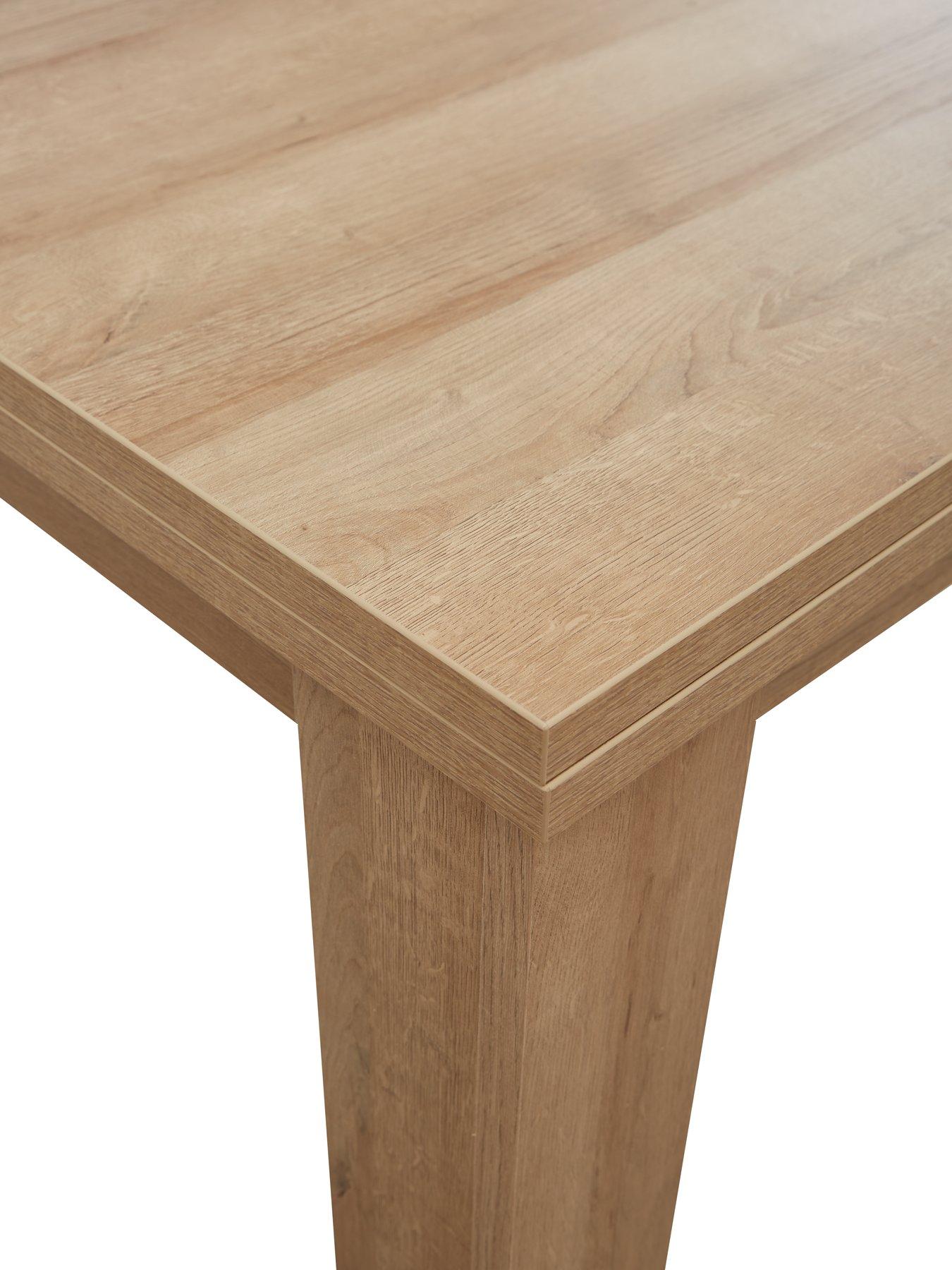Image 6 of 7 of Everyday Panama 80-160 cm&nbsp;Extending Dining Table - Dark Oak&nbsp;- FSC&reg; Certified