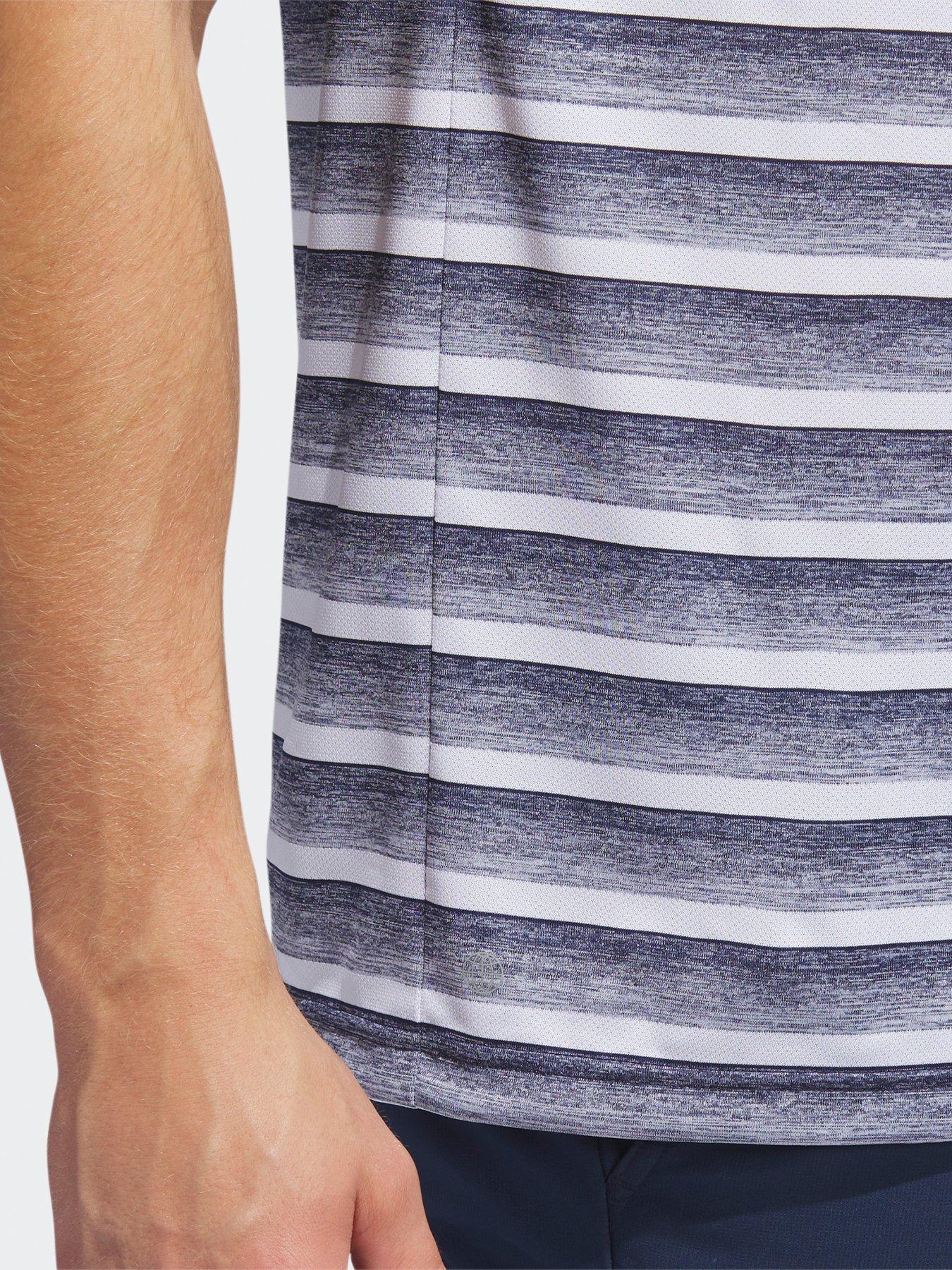 Image 5 of 5 of adidas Golf&nbsp;Two Colour Stripe Polo - Navy
