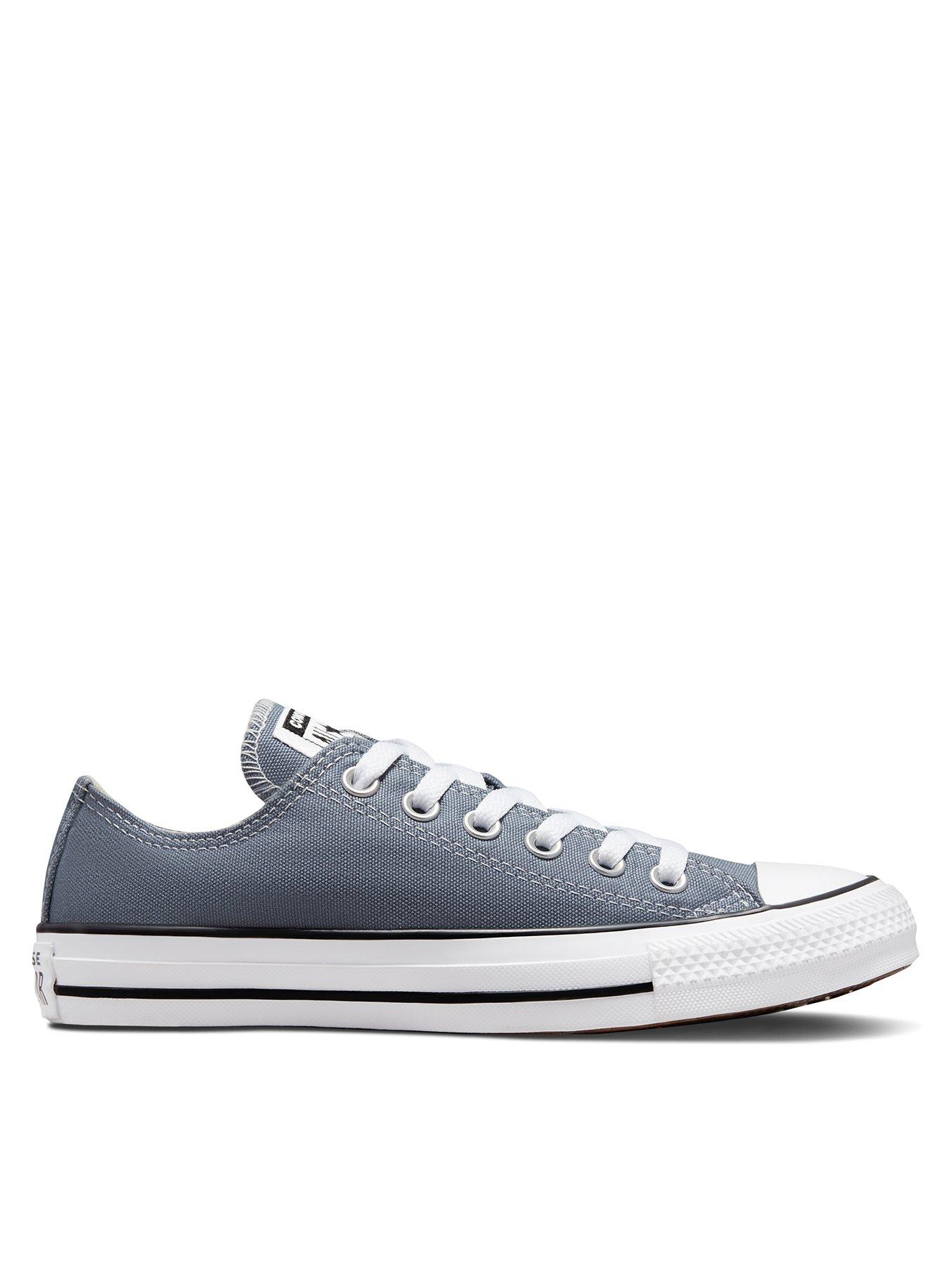 Mens grey converse trainers sale