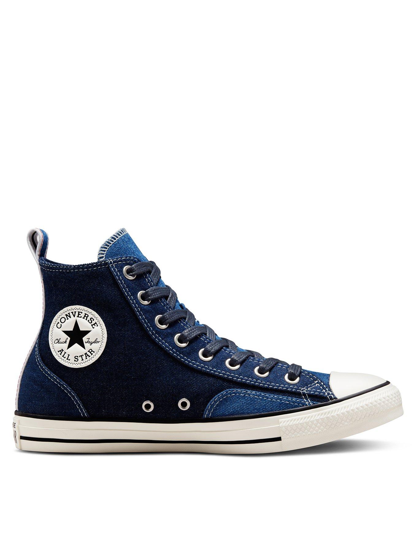 Chuck taylor all star denim high top sale