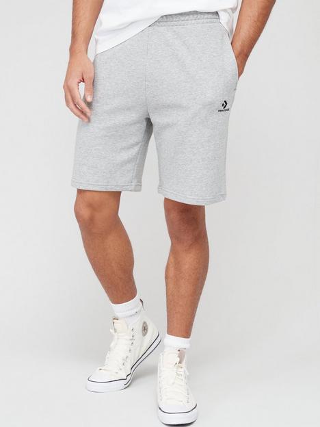 converse-embroidered-star-chevron-shorts-grey