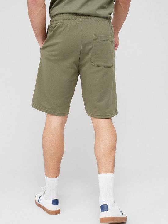 stillFront image of converse-chuck-patch-shorts-khaki